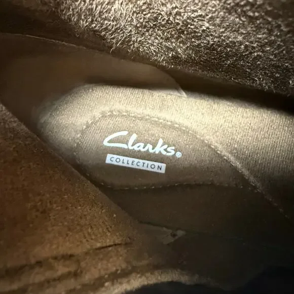 Clarks Collection Boots Women's 10M Brown Plaza Steer Riding Boot Leather - Picture 14 of 16